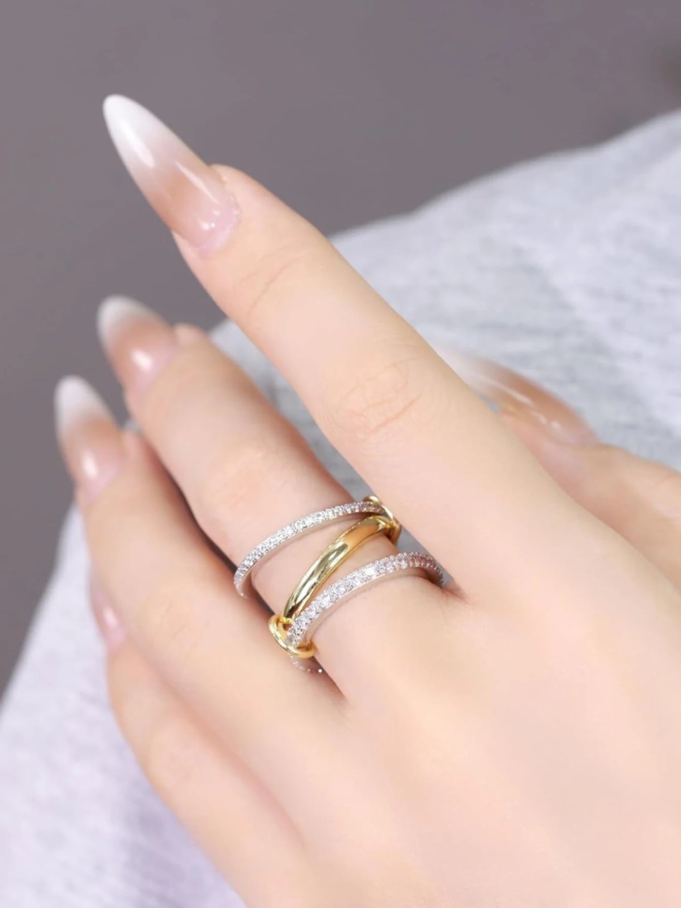 Radiant Harmony Gold Ring