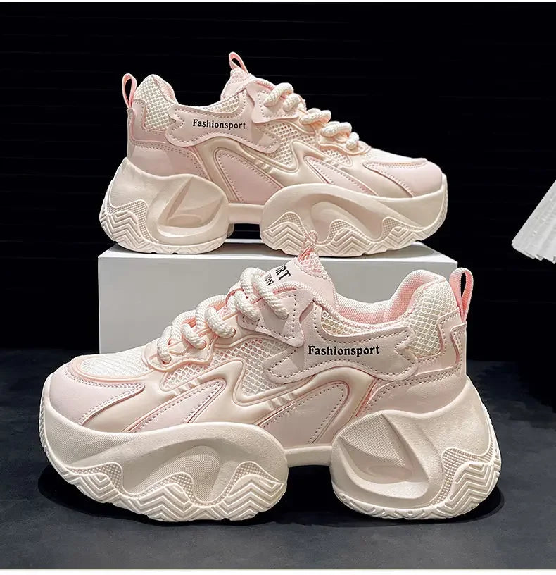 Chunky Wave Sole Sneakers