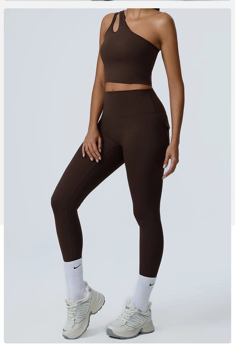 One-Shoulder Activewear Set