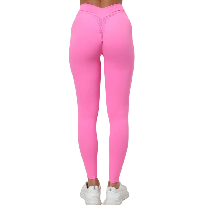 Seamless High Waist Scrunch Leggings