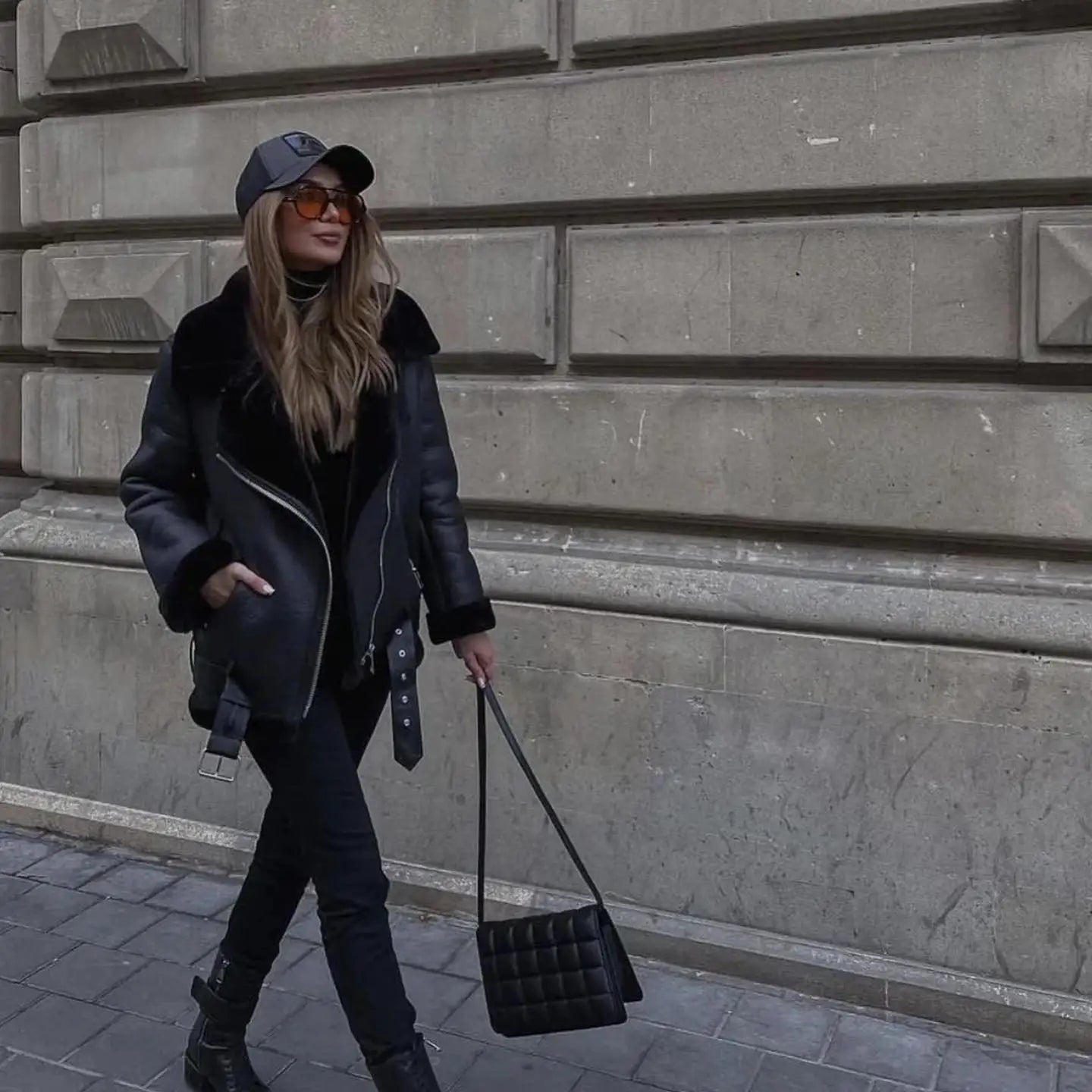 Urban Luxe Shearling Jacket