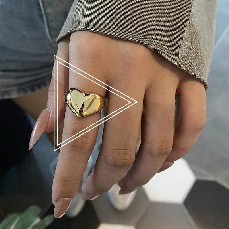 Chunky Heart Ring