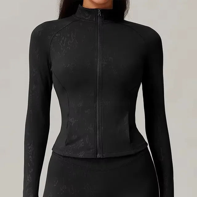 Activewear Zip-Up Jacket & Shorts Set