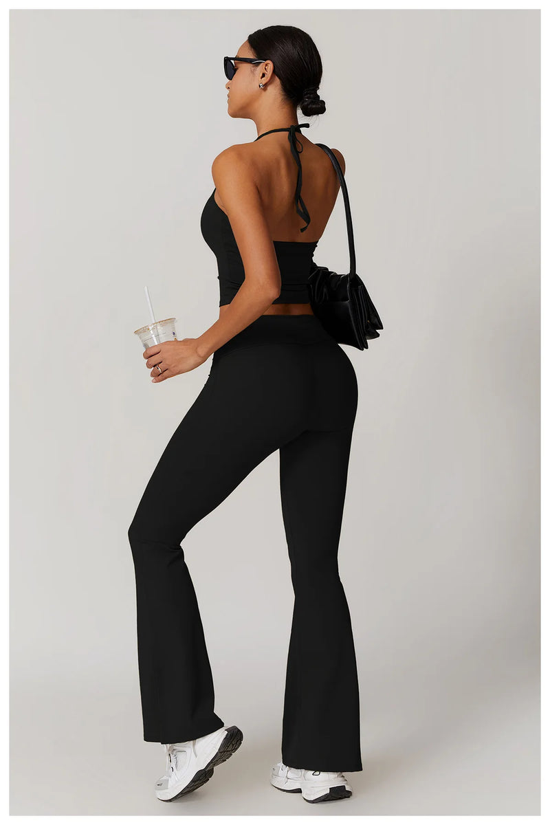 Halter Neck Active Crop Top