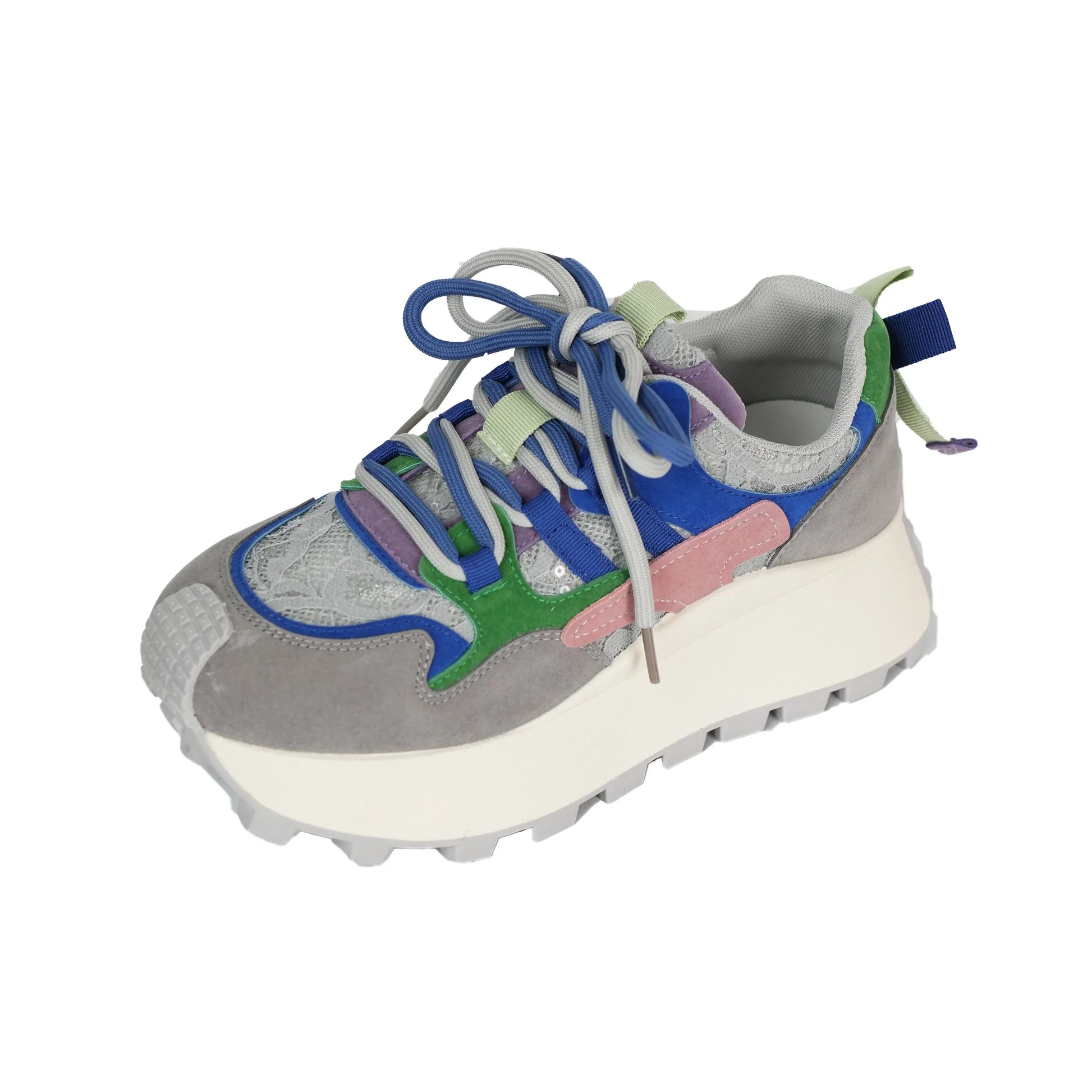 Chunky Retro Colorblock Sneakers