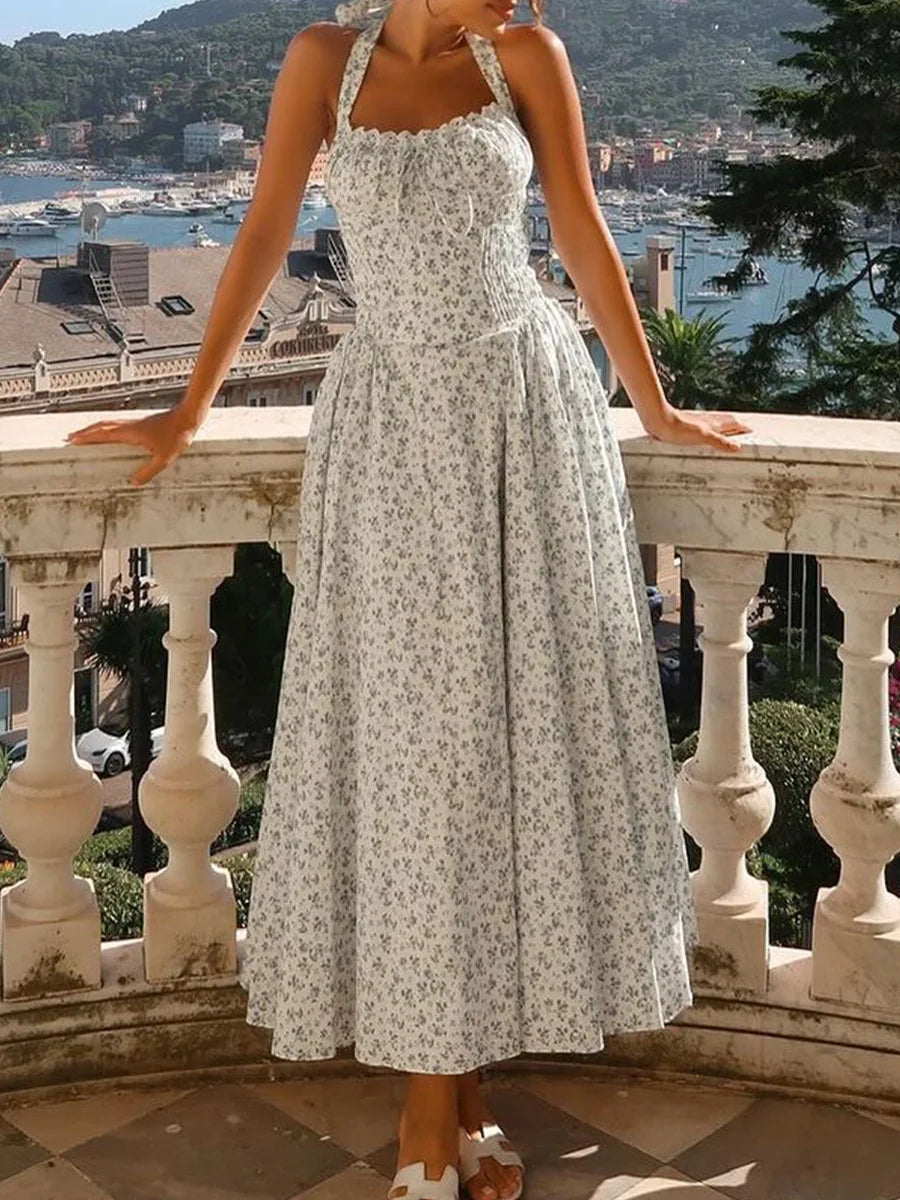 Valencia Halter Midi Dress