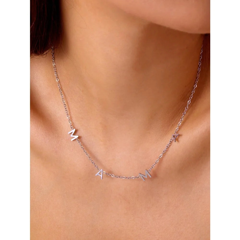 Mama Letter Necklace