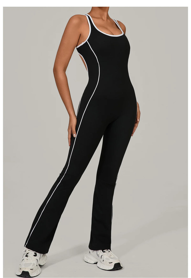 Contour Trim Active Jumpsuit