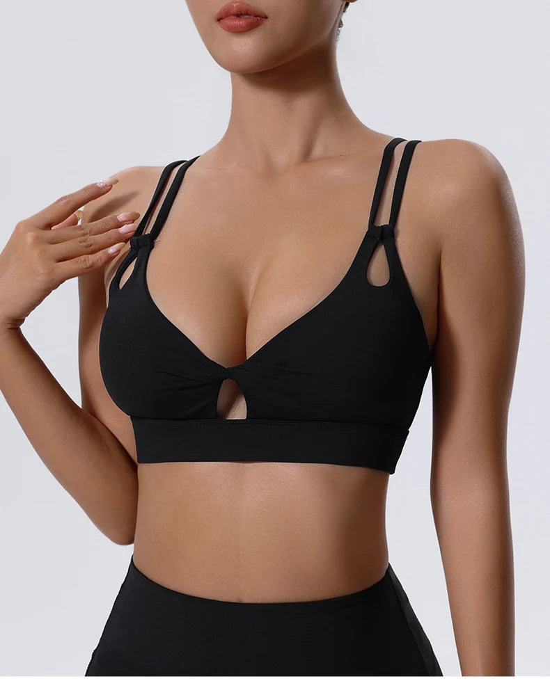 Cross-Strap Sports Bra