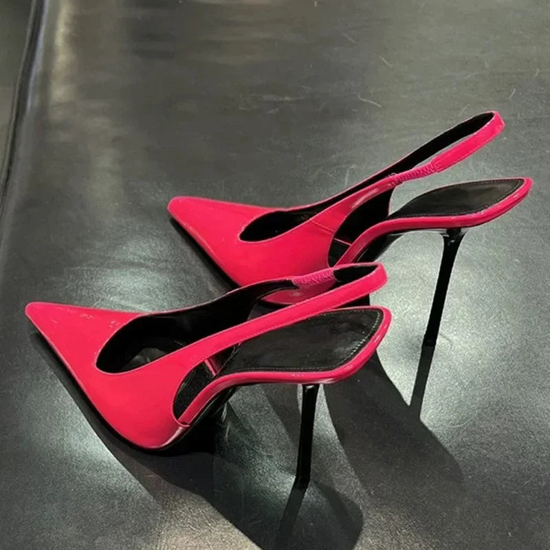 Sleek Slingback Stiletto Heels
