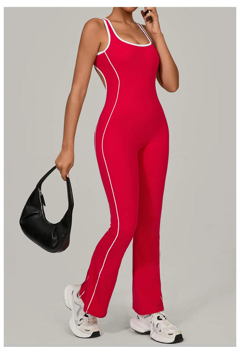 Contour Trim Active Jumpsuit