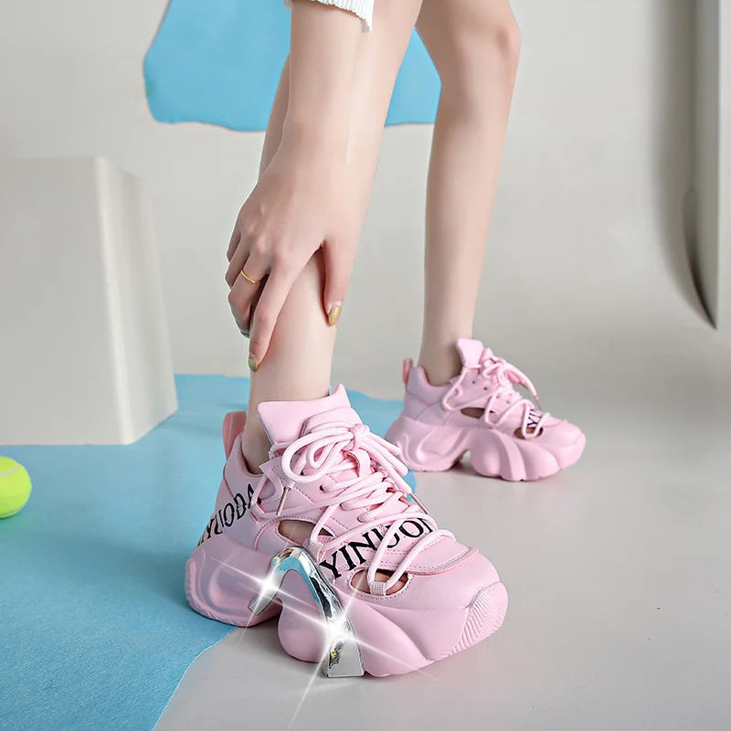 Metallic Arch Platform Sneakers