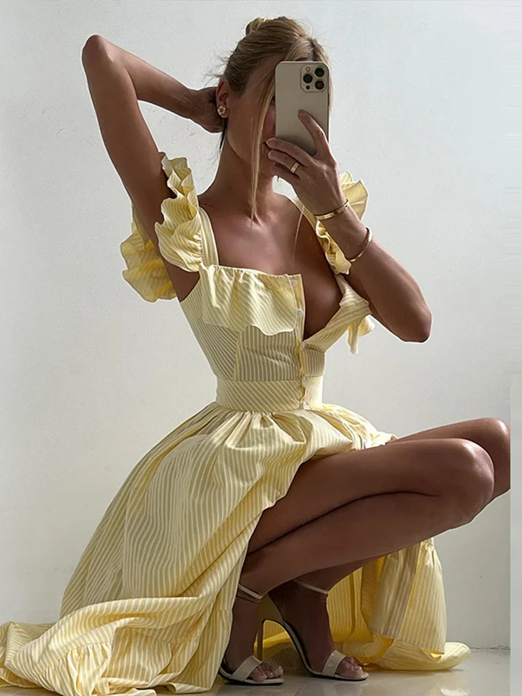 Ruffle Romance Maxi Dress