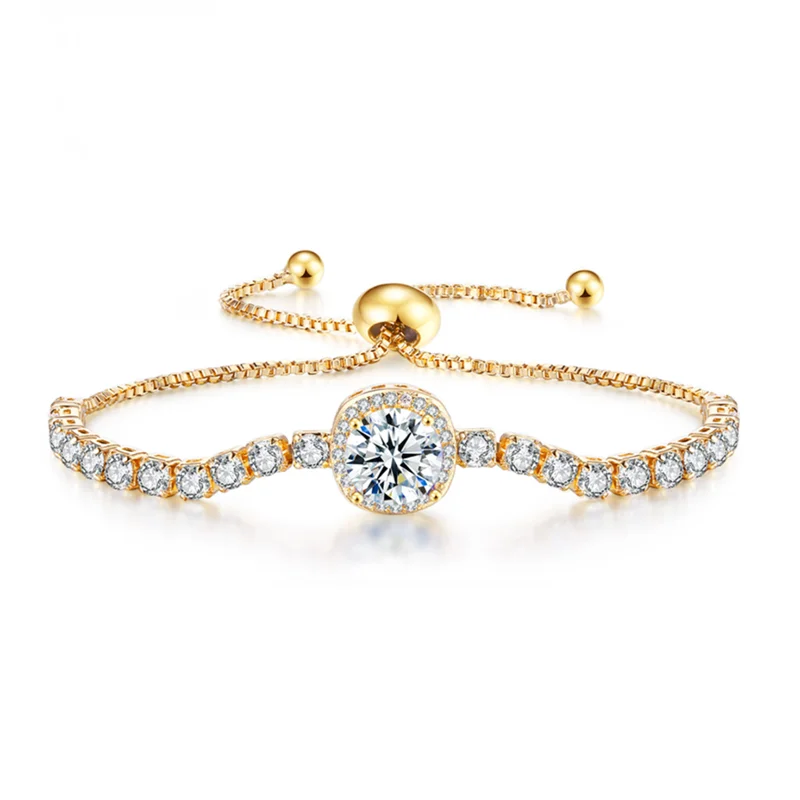 Elegant Crystal Tennis Bracelet
