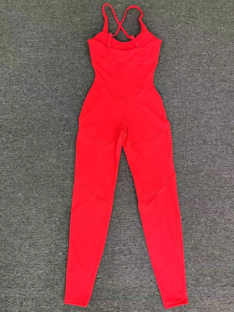 Strappy Body Sculpt Jumpsuit