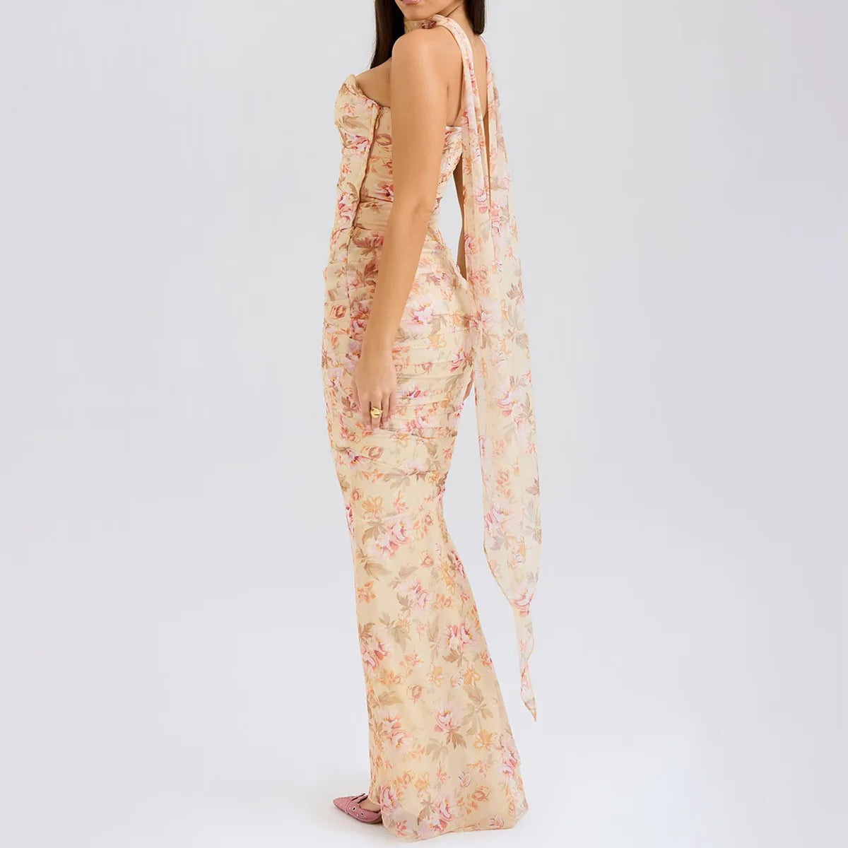 Strapless Bodycon Maxi Dress
