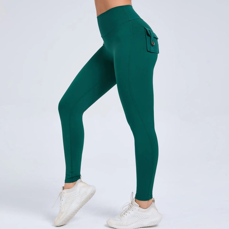 High-Waist Utility Pocket Leggings