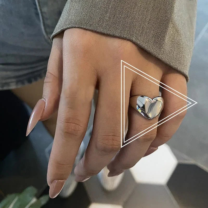 Chunky Heart Ring