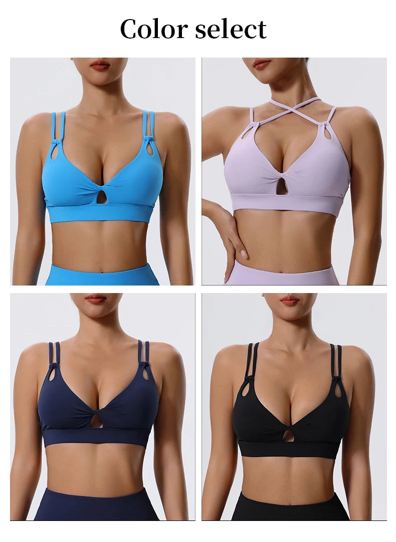 Cross-Strap Sports Bra