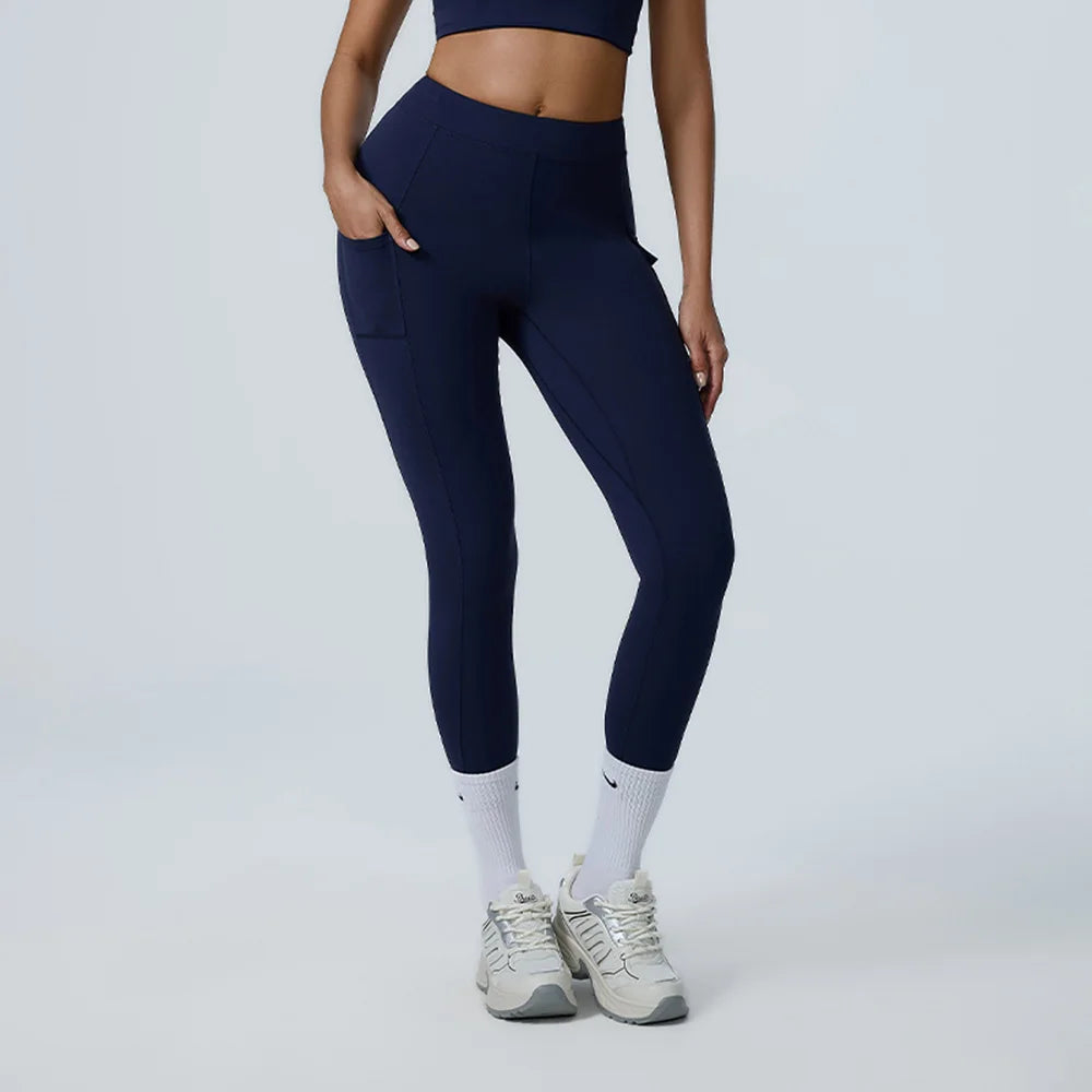 High-Waisted Cargo Workout Leggings