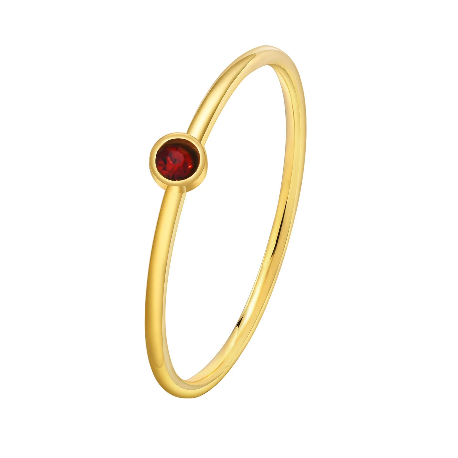 Dainty Birthstone Stacking Ring