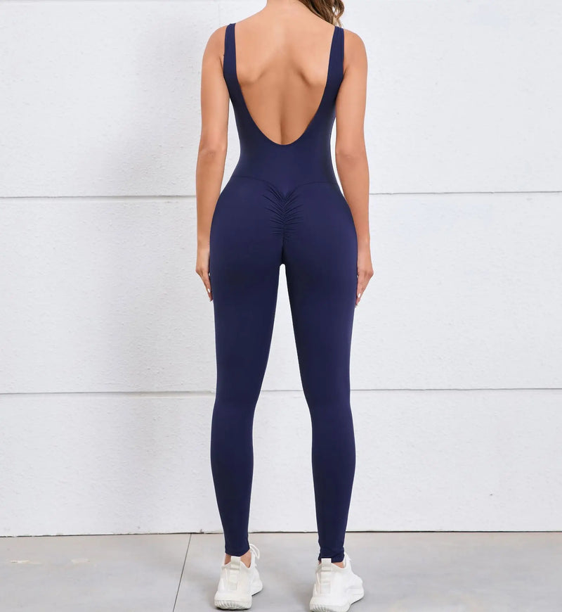 Women’s Backless Fitness Romper