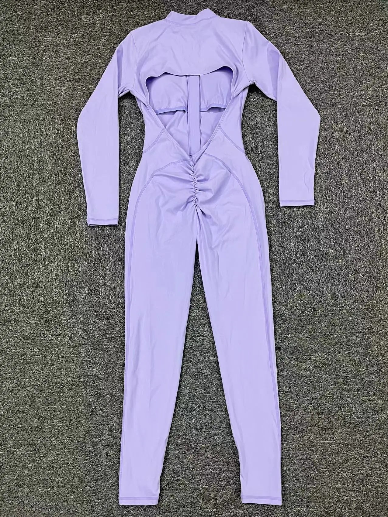 Backless SculptFit Long Sleeve Jumpsuit