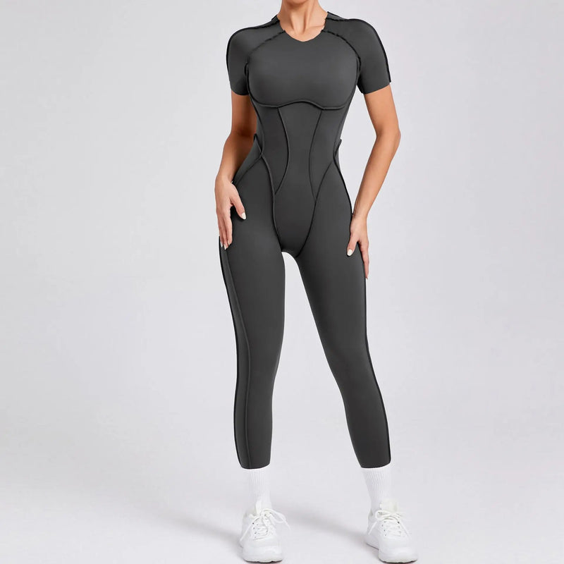 Seamless Sculpt Short Sleeve Jumpsuit