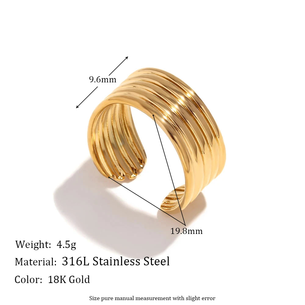 Gold Layered Open Ring