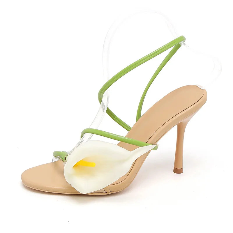 Floral Sculptural Heels
