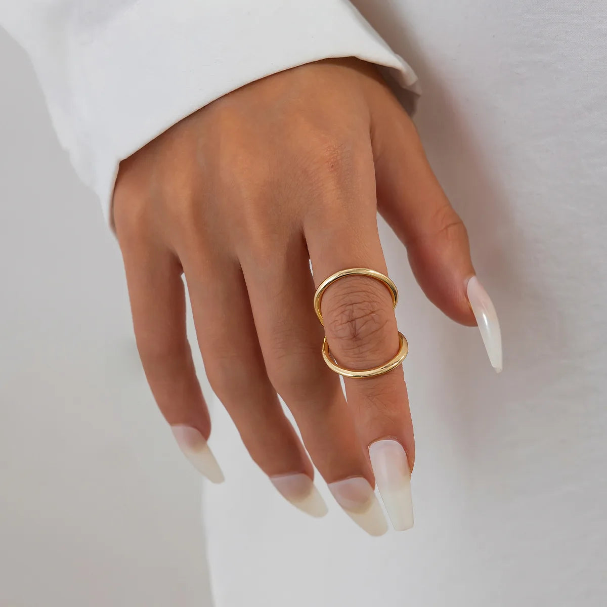 Bold Sculptural Bracelet & Ring Set