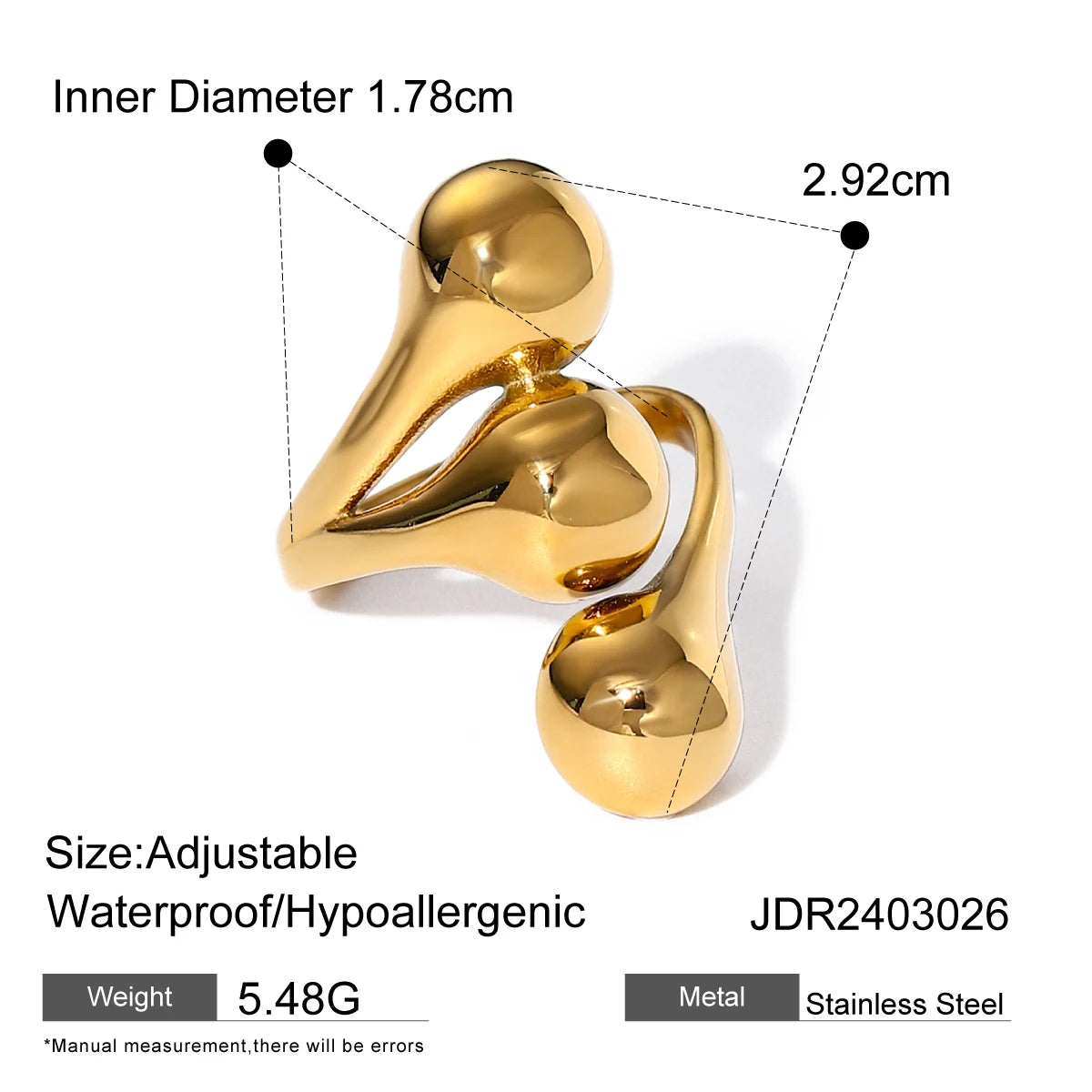 Iconic Motif Statement Ring Set