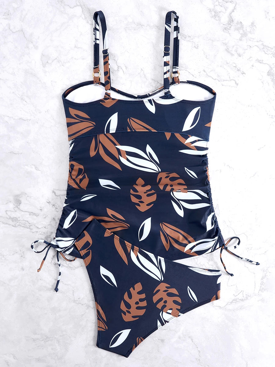 Tropical Escape Tankini Set