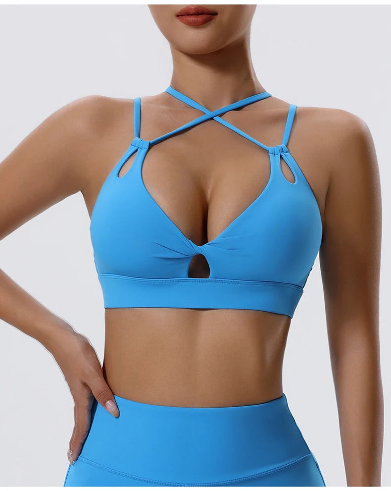 Cross-Strap Sports Bra