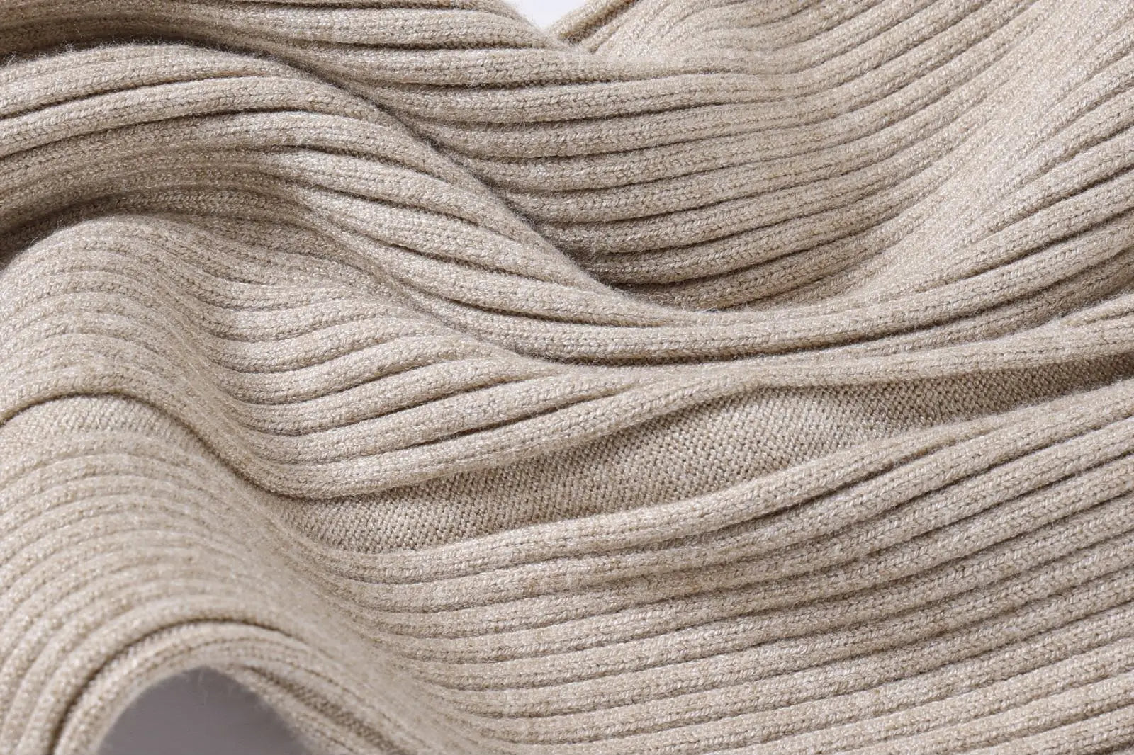 Ribbed Flare Knit Pants