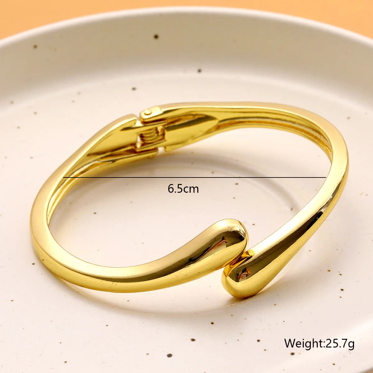Gold Twist Cuff Bracelet