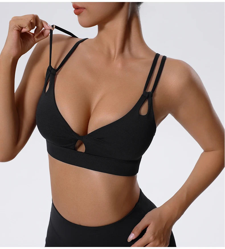 Cross-Strap Sports Bra