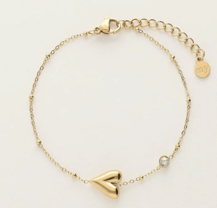 Dainty Charm Chain Bracelet Set
