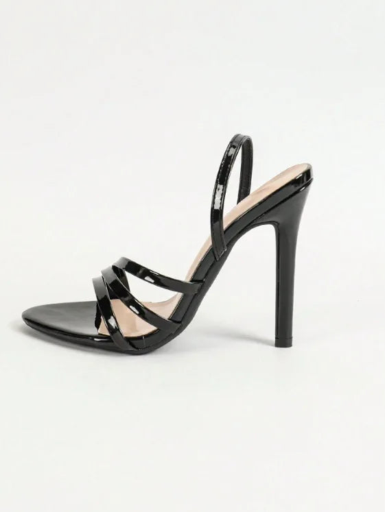 Strappy Slingback Stiletto Heels