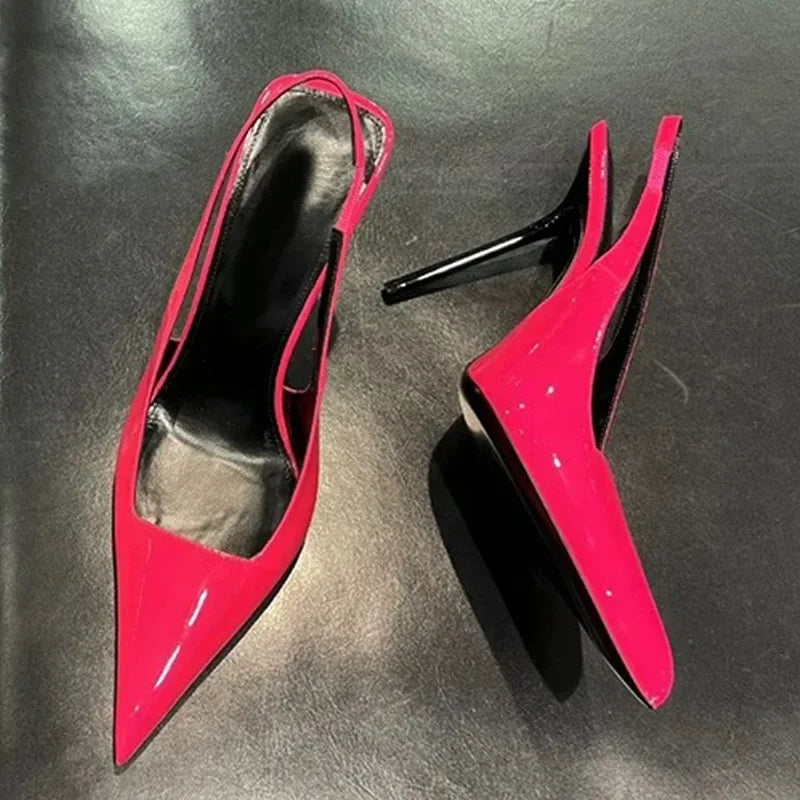 Sleek Slingback Stiletto Heels
