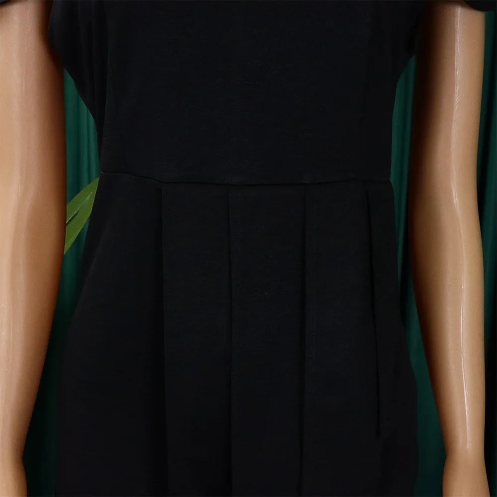 Chic Black Midi Pencil Dress