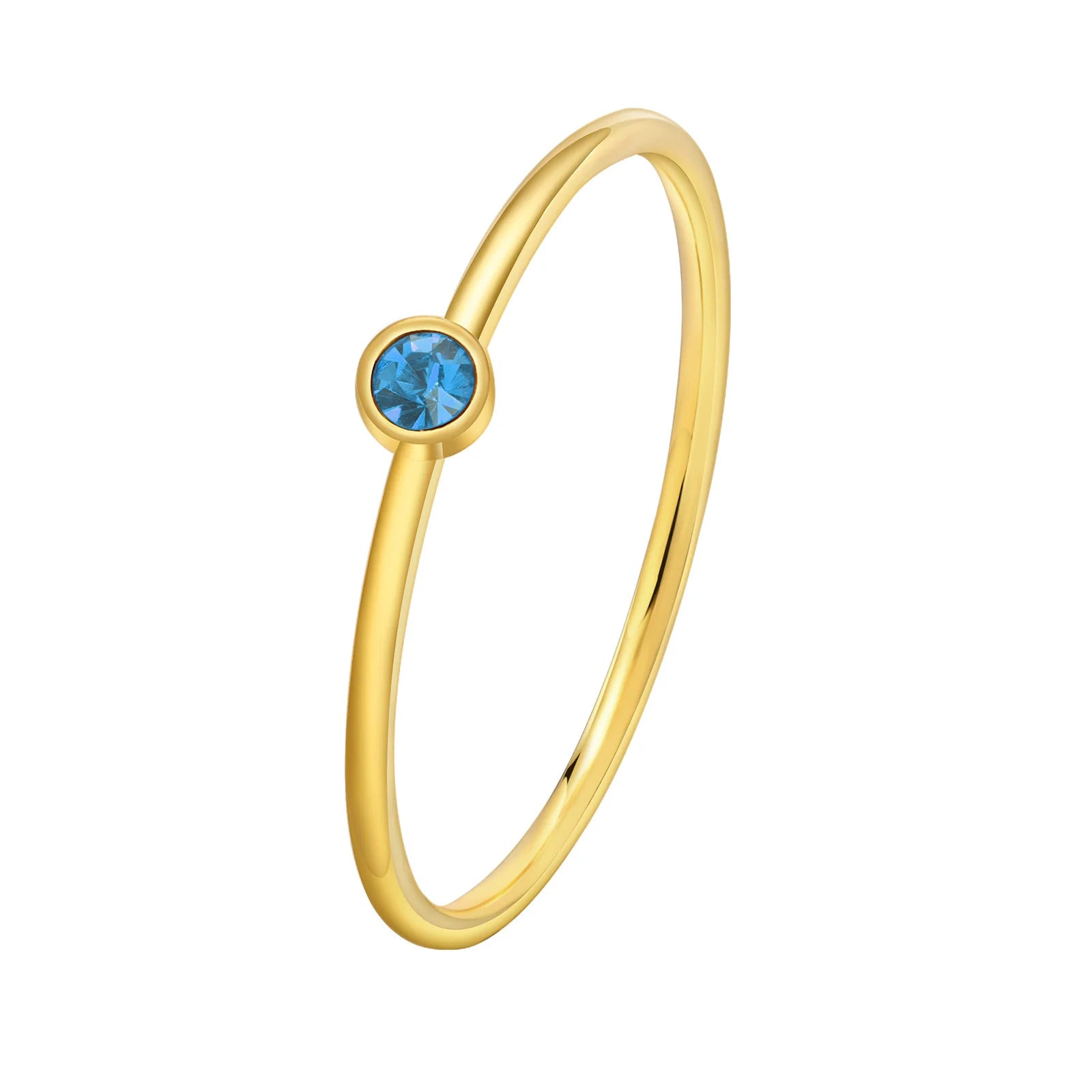 Dainty Birthstone Stacking Ring