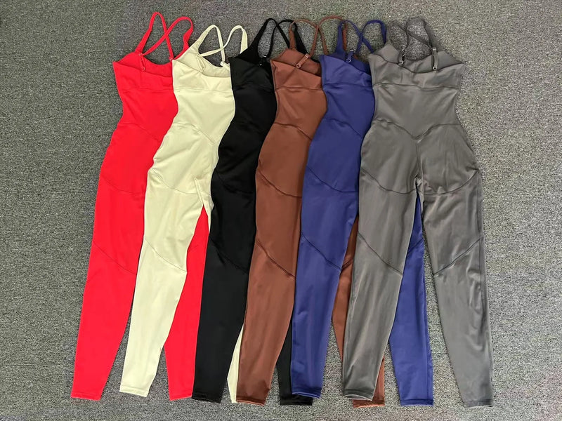 Strappy Body Sculpt Jumpsuit