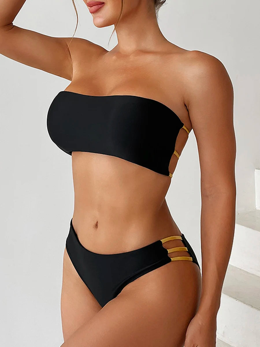 Classic Strapless Bikini Set