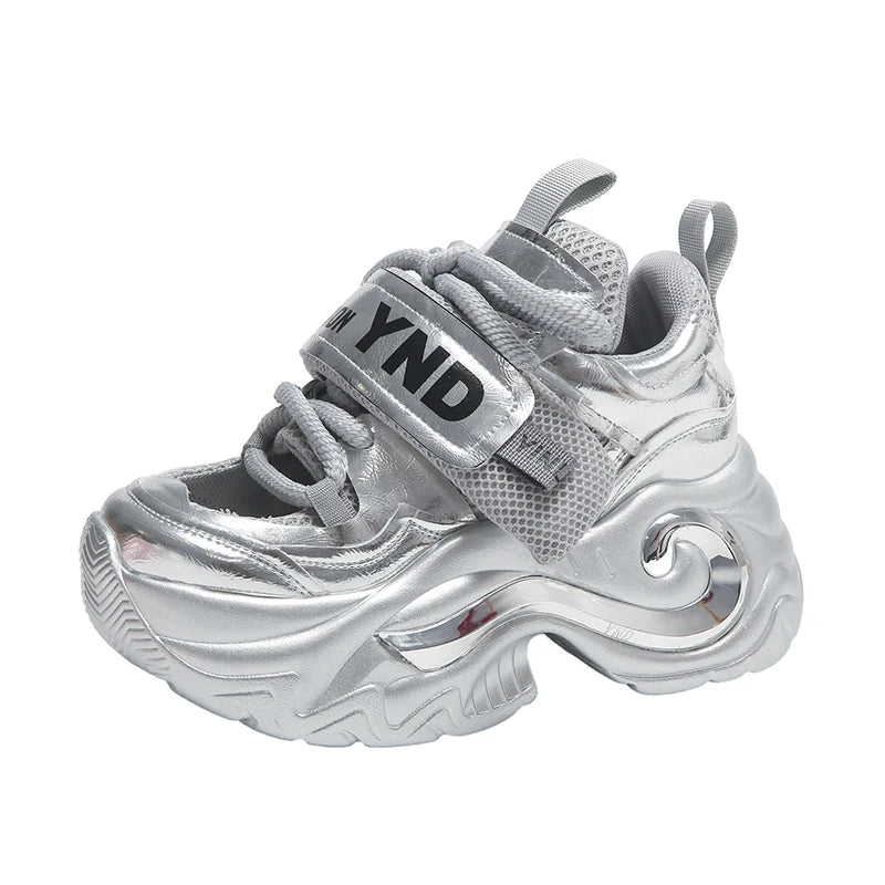 Metallic Arch Platform Sneakers