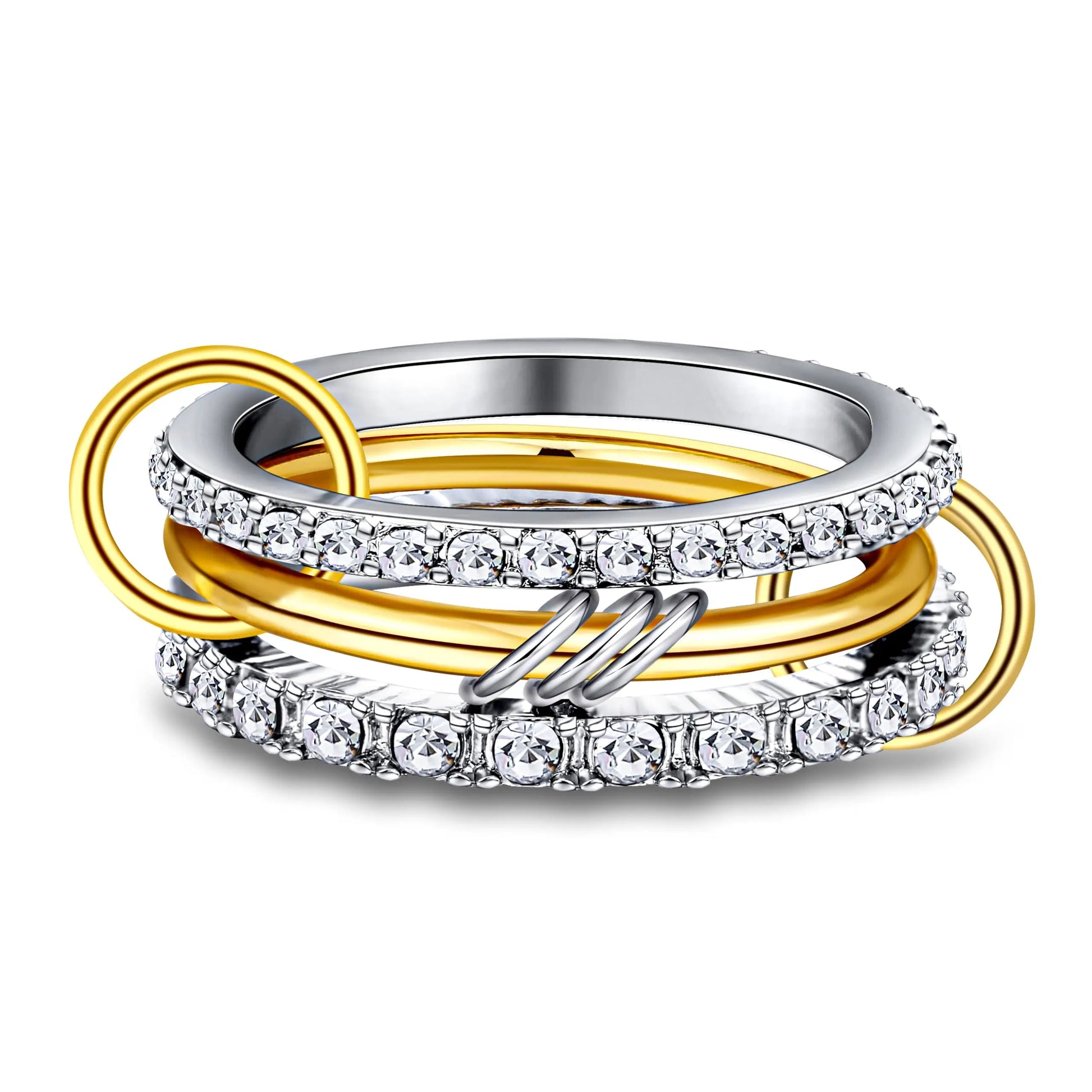 Radiant Harmony Gold Ring