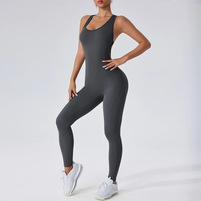 Sleek Contour Jumpsuit