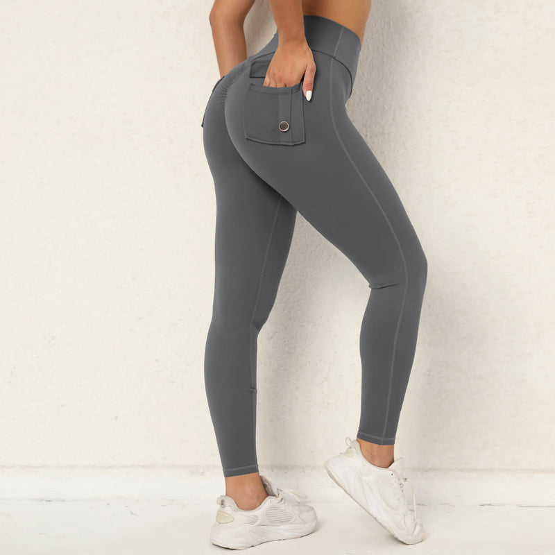 High-Waist Utility Pocket Leggings