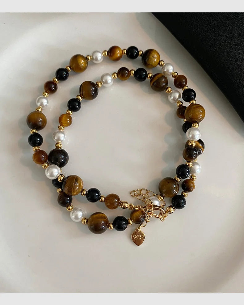 Beaded Gemstone Necklace