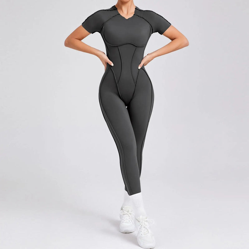 Seamless Sculpt Short Sleeve Jumpsuit